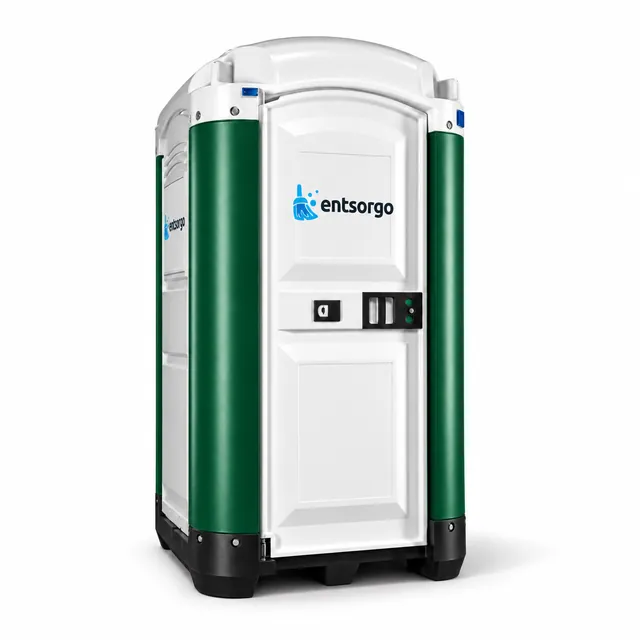 Mobile Toilette Green – Außenansicht