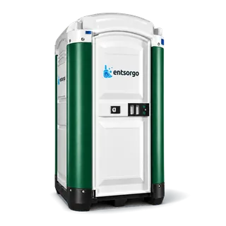 Mobile Toilette Green von entsorgo mit Handwaschbecken